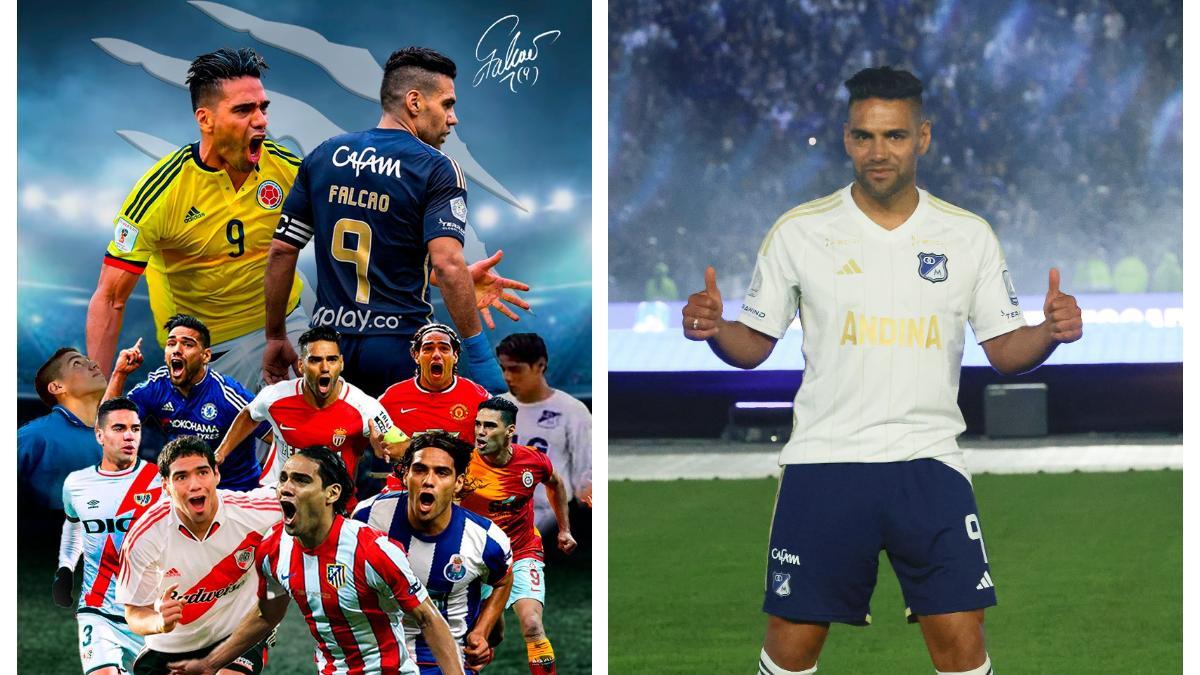 Falcao García se pronuncia tras ser el máximo goleador colombiano: mensaje a Víctor Aristizábal y a los equipos en los que ha jugado