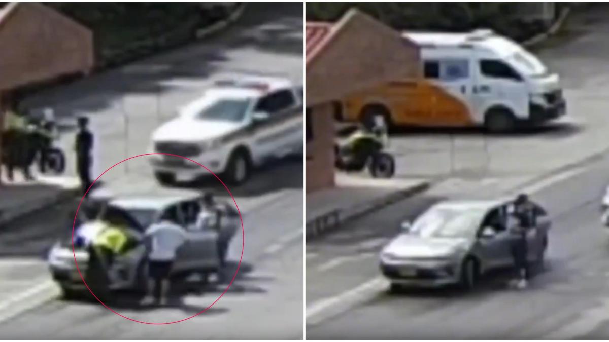 Video | Así fue la captura en flagrancia de cuatro sujetos en peaje de Villavicencio: tenían secuestrada a una niña en un carro para entregarla a disidencias