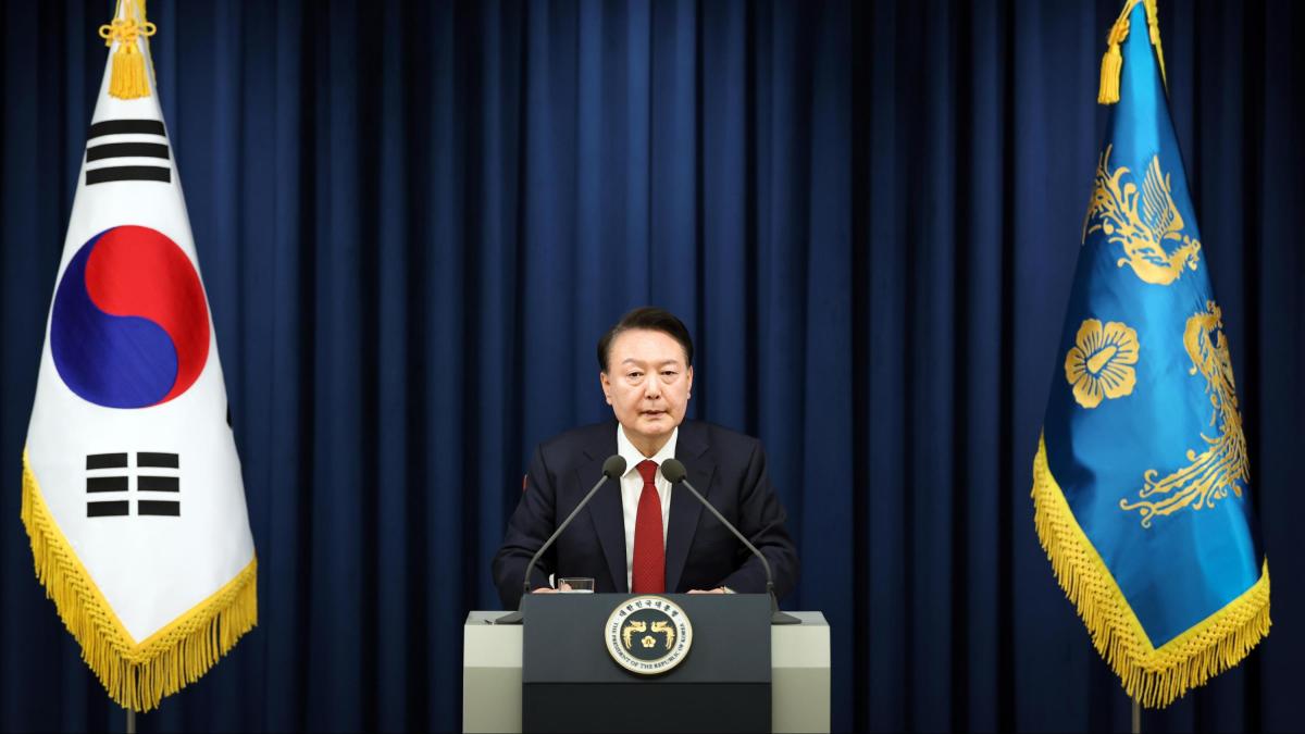 El presidente de Corea del Sur habría autorizado al ejército a disparar