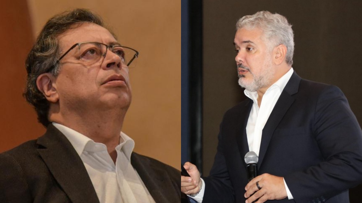 El choque entre el presidente Petro y Duque por incremento de salario mínimo para el 2025