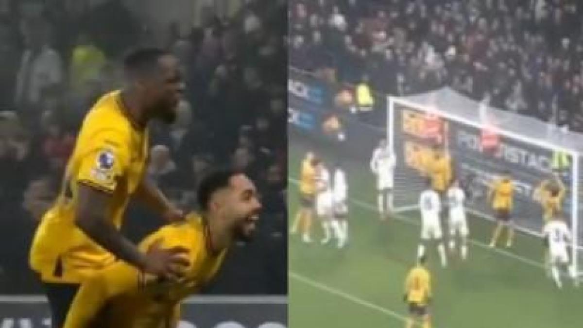 Video | El espectacular gol olímpico de Matheus Cunha para el Wolves, impresionante zapatazo