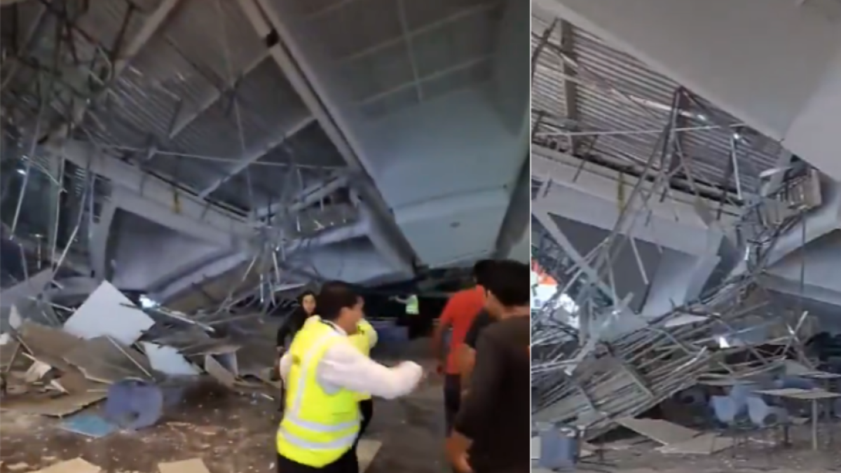 Se cayó el techo de un centro comercial en Perú: hay varios heridos y personas atrapadas