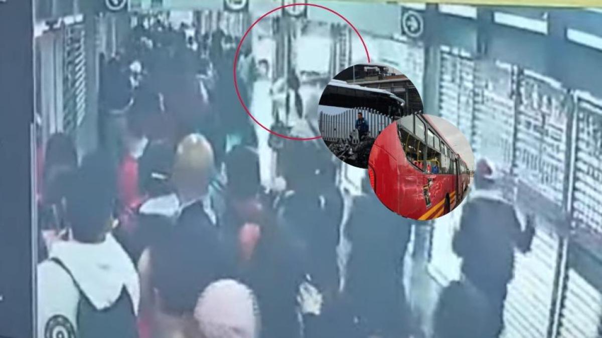 Video captó momento exacto del grave accidente entre bus y un articulado de TransMilenio en autopista Sur en Bogotá 