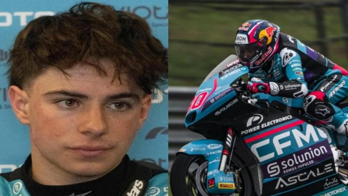 Video | David Alonso sufre brutal accidente en el Gran Premio de Moto 2 en España: el casco lo protegió
