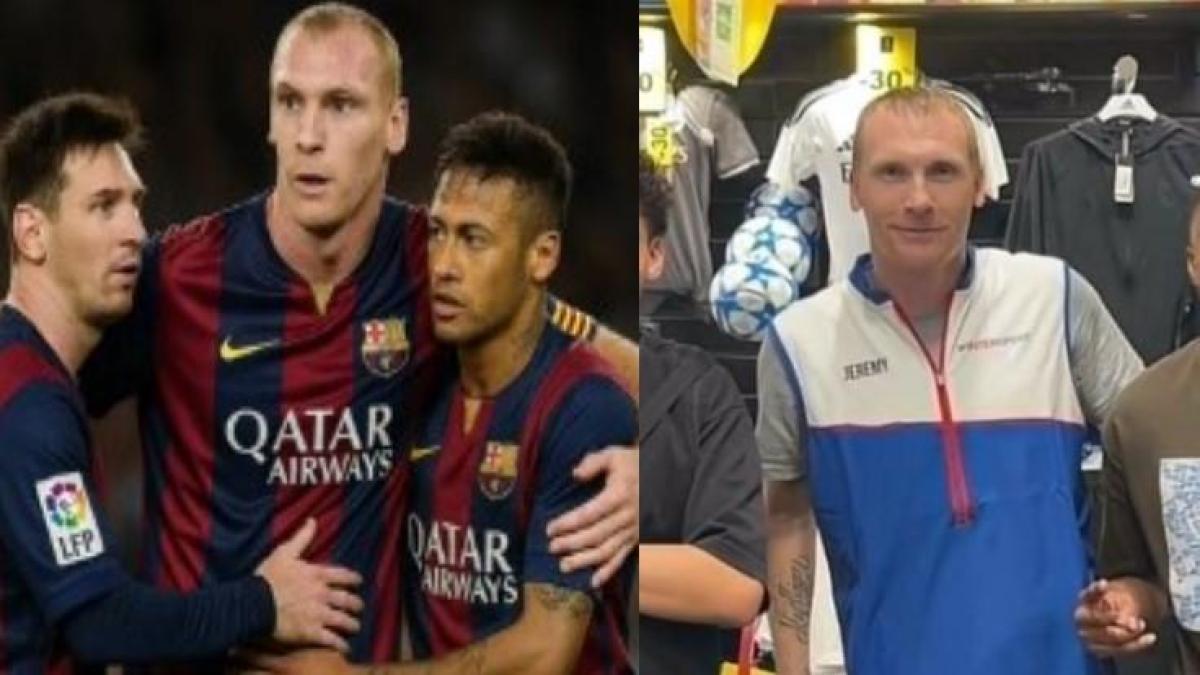 De ganar la Champions con el Barcelona a vendedor de ropa deportiva: la historia que sorprende en redes sociales