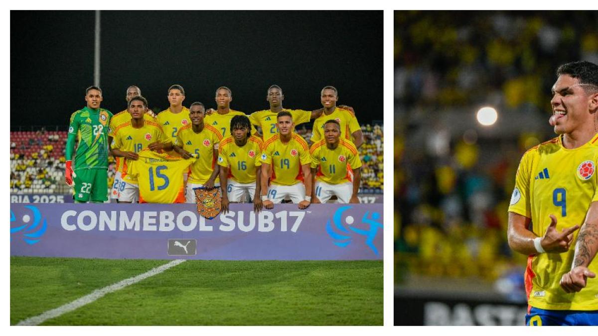 Aplastante: Colombia no tuvo piedad con Venezuela y está en la final del Suramericano Sub-17: los goles