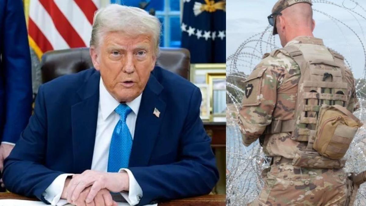 La polémica decisión de Trump en la frontera: militares ahora controlarán esta área