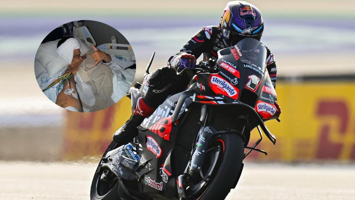 Duro parte de salud para el campeón de MotoGP Jorge Martín tras caída: '11 fracturas no son fáciles de superar'