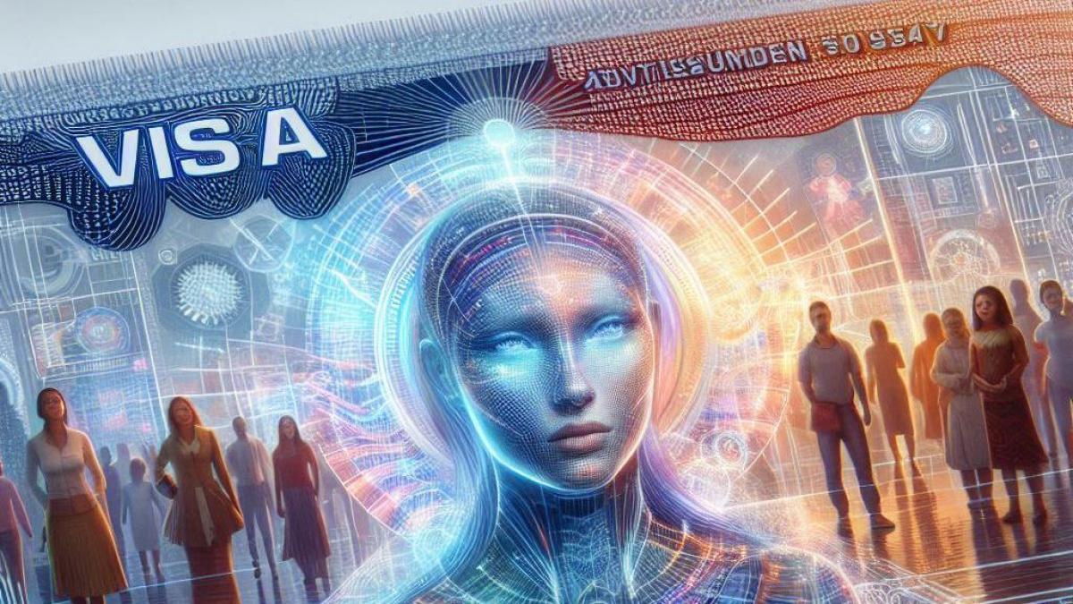 ¿Cómo será la visa de Estados Unidos en 30 años, según la inteligencia artificial?