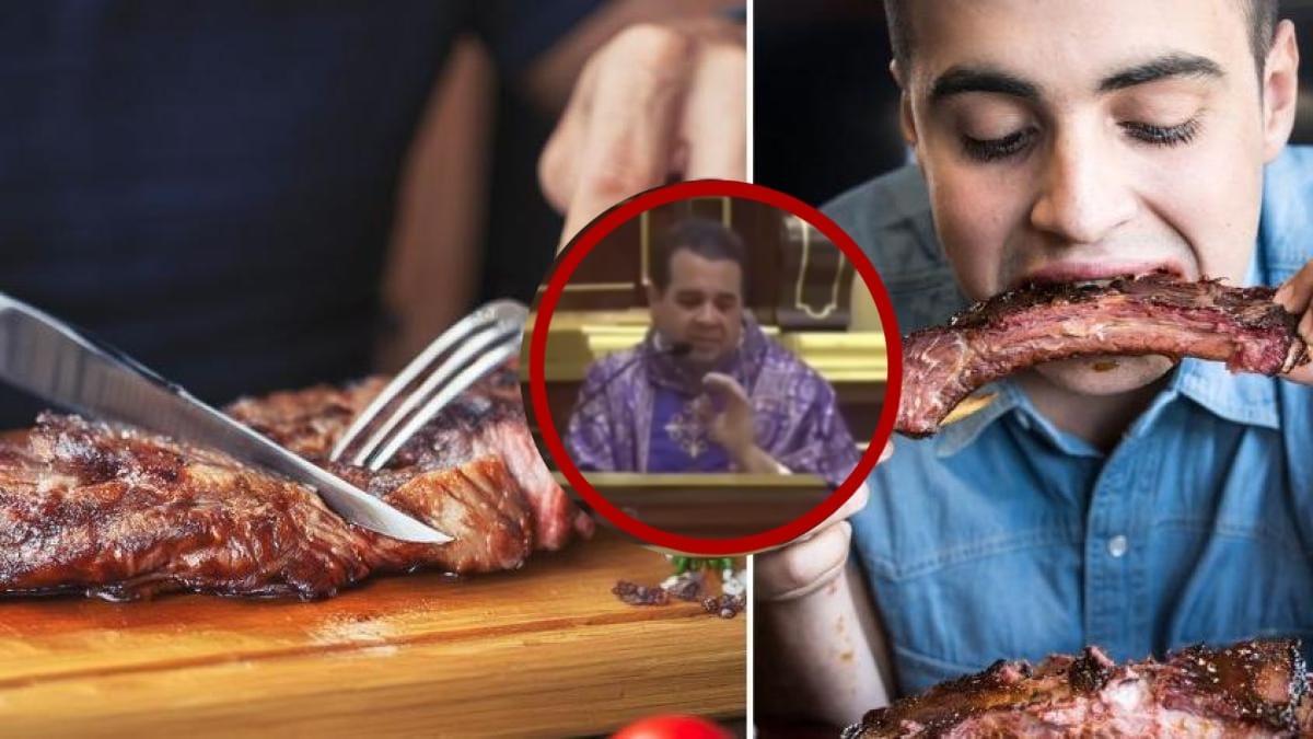 Debate por sacerdote que dijo en Semana Santa: 'Hártense de carne, pero dejen de hablar de la vida ajena'