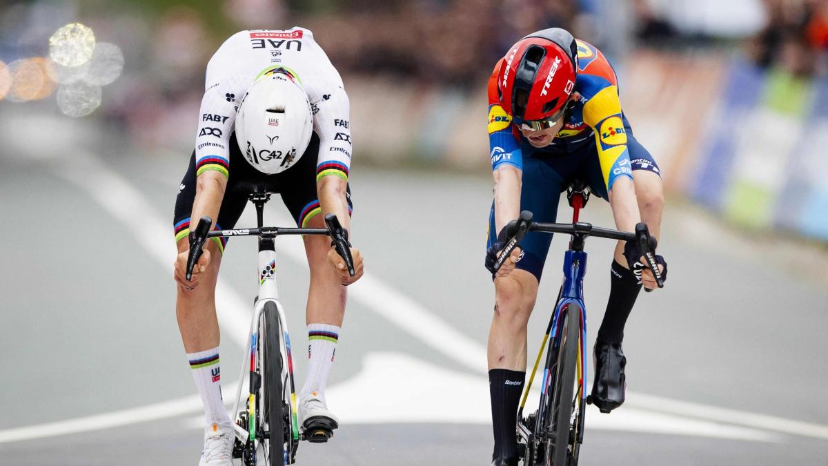Video | Mattias Skjelmose hace la épica y derrota a Tadej Pogacar y a Remco Evenepoel en Amstel: no son invencibles