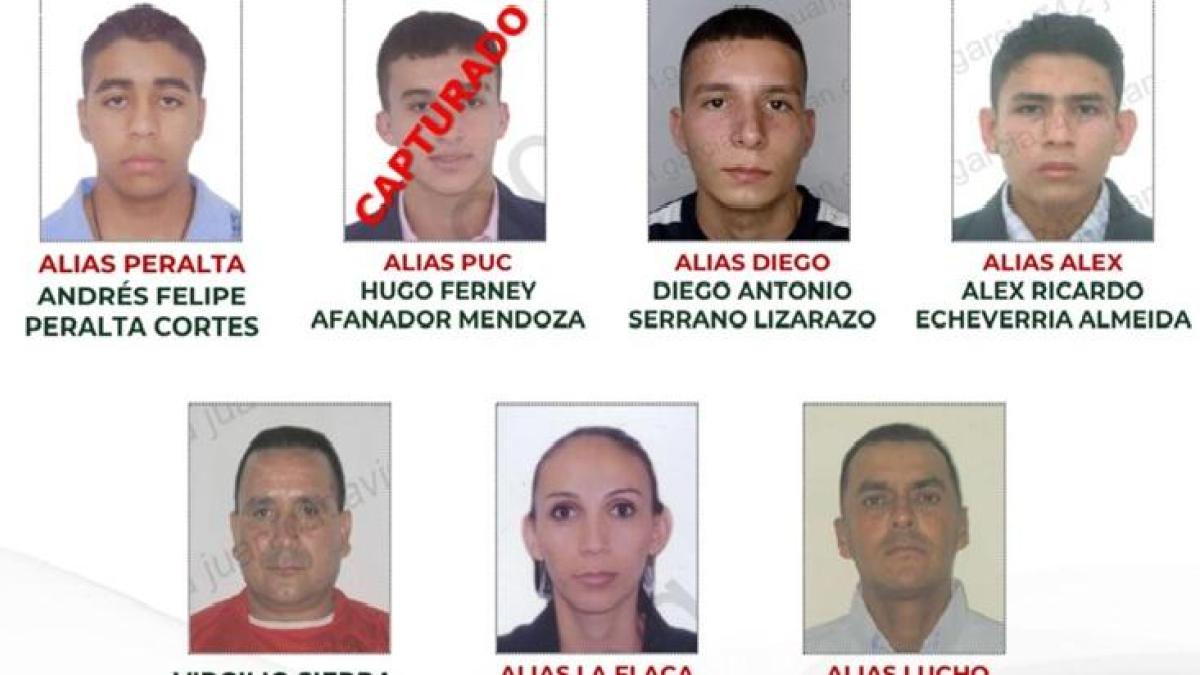 Revelan el cartel de los más buscados en Bucaramanga: muestran sus rostros y presuntos antecedentes