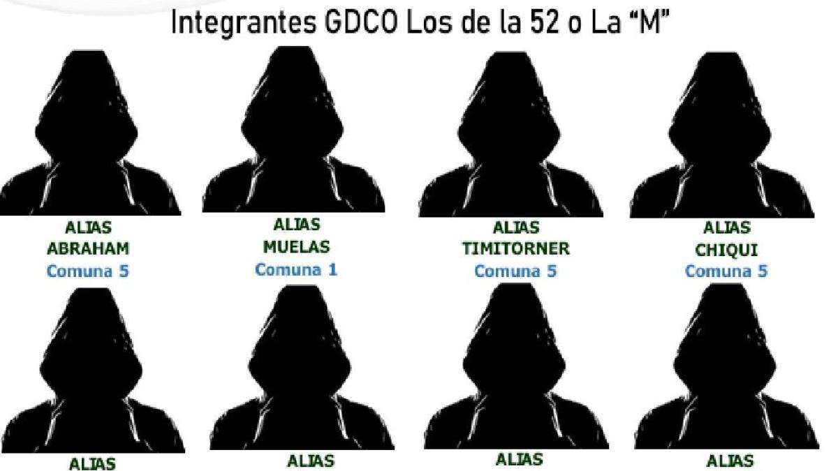 Ofrecen millonaria recompensa en Barrancabermeja tras conocerse el cartel de los más buscados de peligrosas bandas