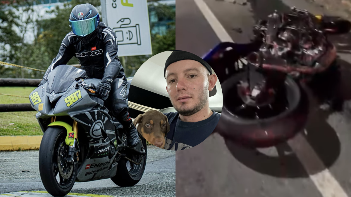 No fue su primer accidente: él era el piloto que murió tras fuerte choque en moto de alto cilindraje en Medellín
