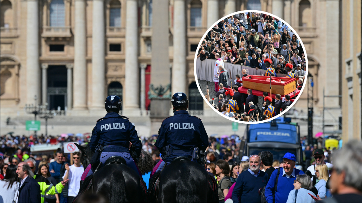 Zona de exclusión, francotiradores y drones: así es el estado de sitio en Roma por funeral del papa Francisco