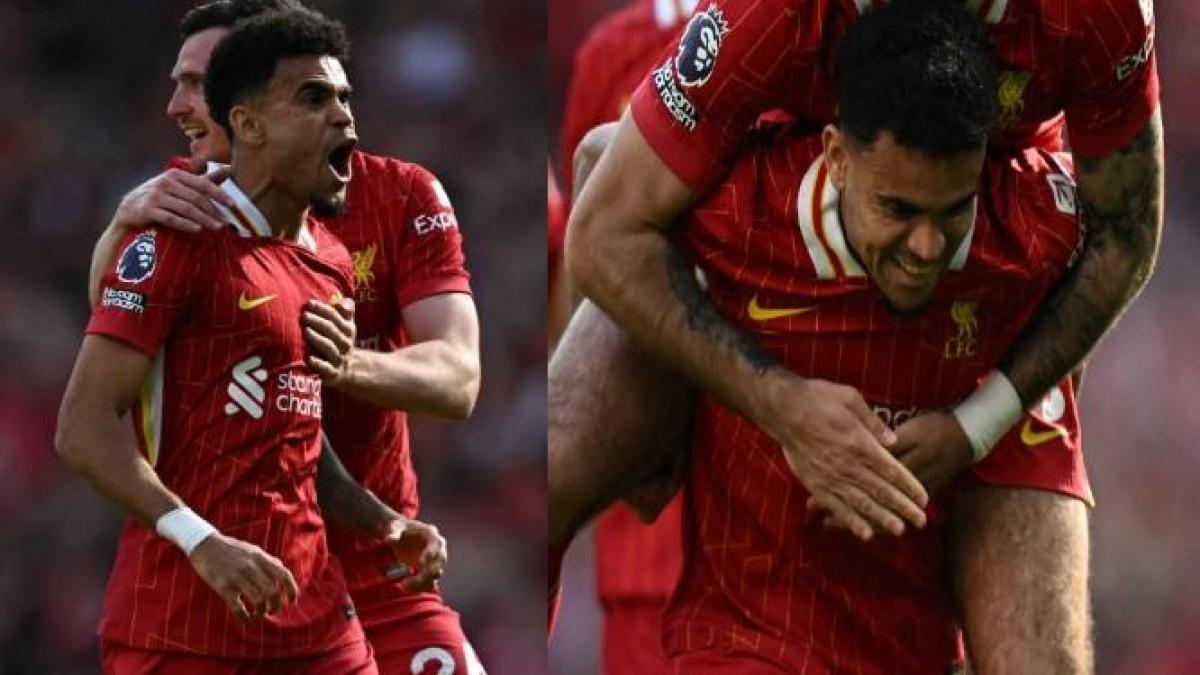 Video | Luis Díaz puso el primer ladrillo y fue sensacional: Liverpool grita campeón de Premier League
