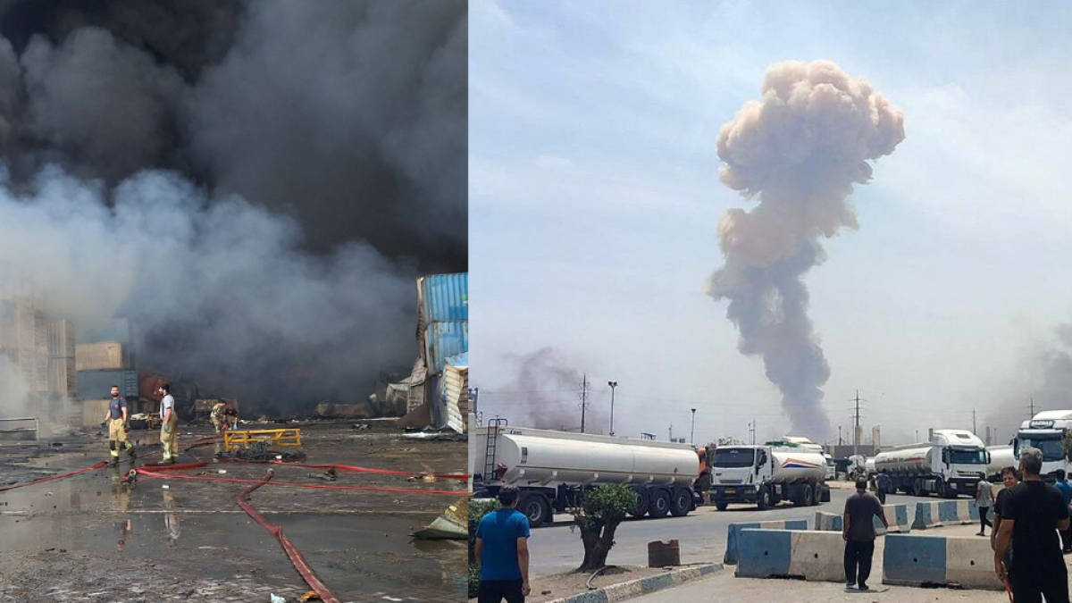 Se conoce video del momento exacto de devastadora explosión en mayor puerto de Irán; van 40 muertos y 800 heridos