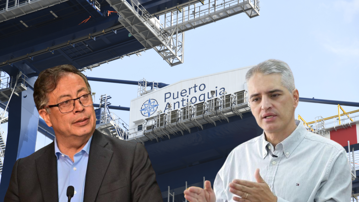 Encontronazo del presidente Petro y el gobernador Rendón por los requisitos constructivos de Puerto Antioquia