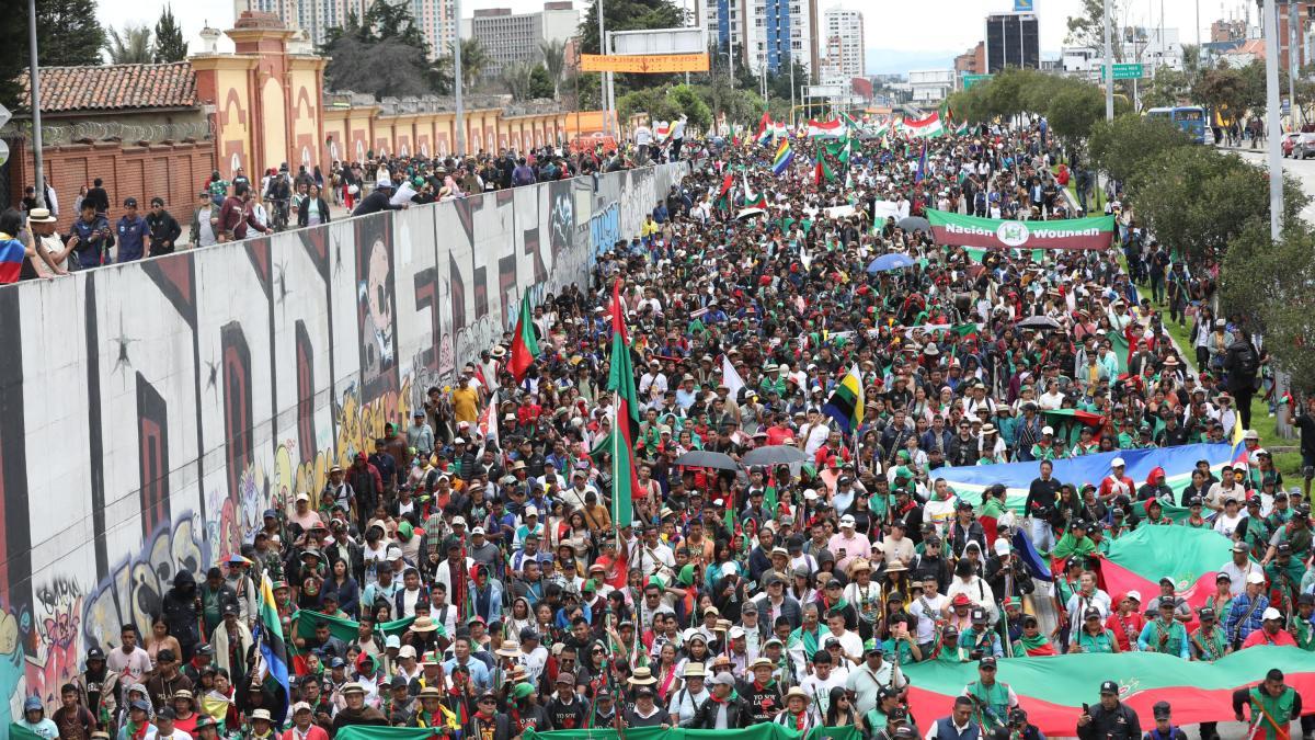 Marchas del Día del Trabajo en Bogotá, Cali, Medellín y Barranquilla: así se vivió el primero de mayo en Colombia