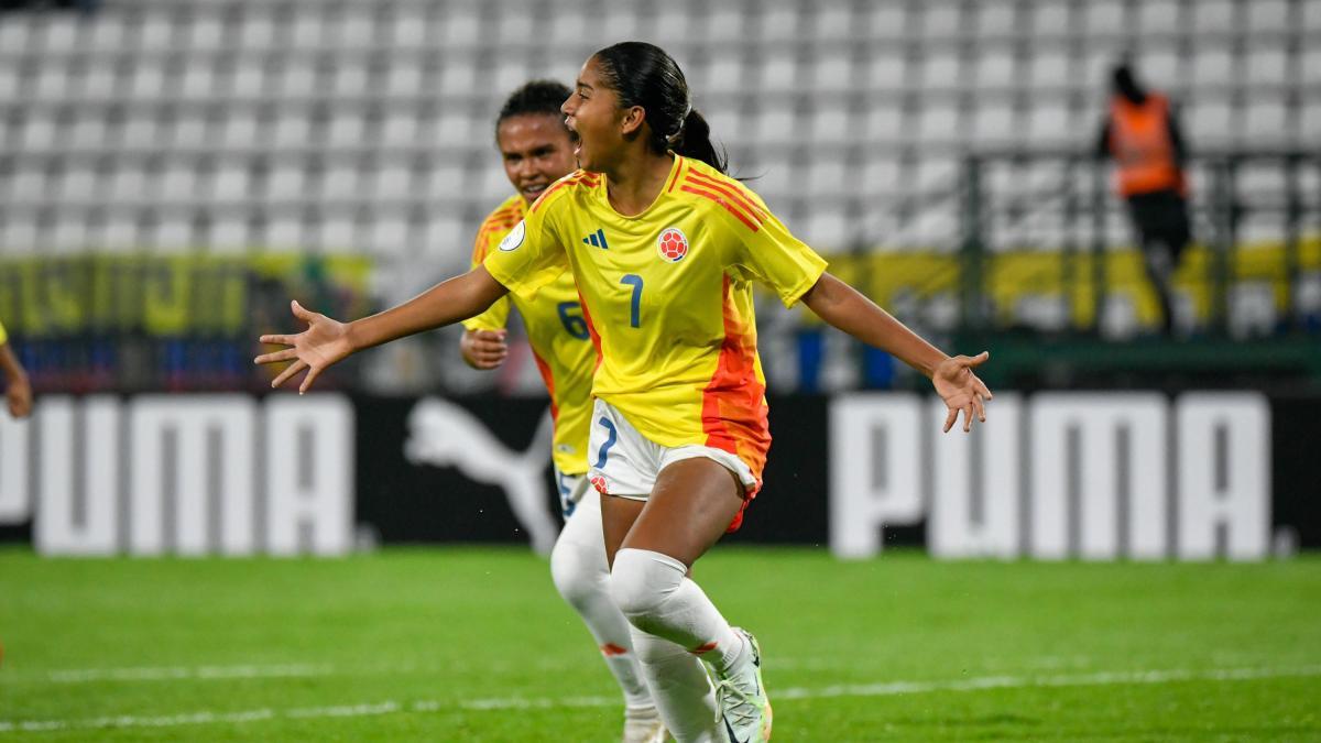 Video | Colombia encontró goleadora, aplastó a Venezuela y mejoró notablemente en el Suramericano Femenino Sub-17