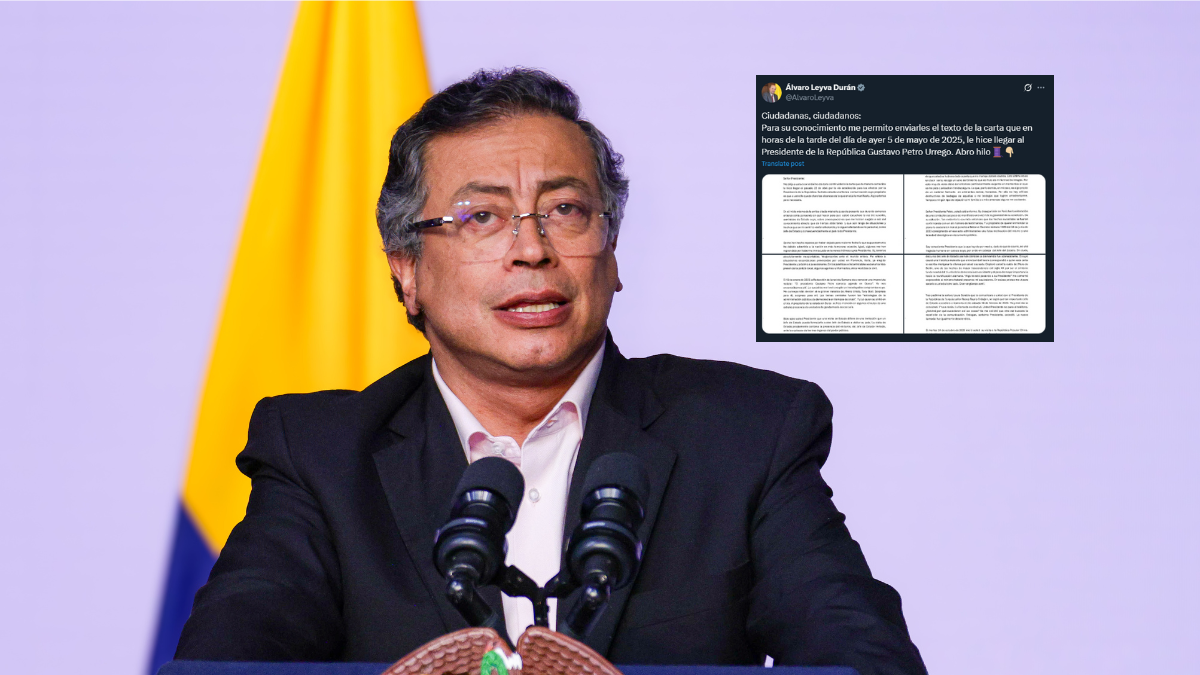 Gustavo Petro sobre nueva carta de Álvaro Leyva: 'Se está sacando la herida de que no pudo seguir siendo canciller'