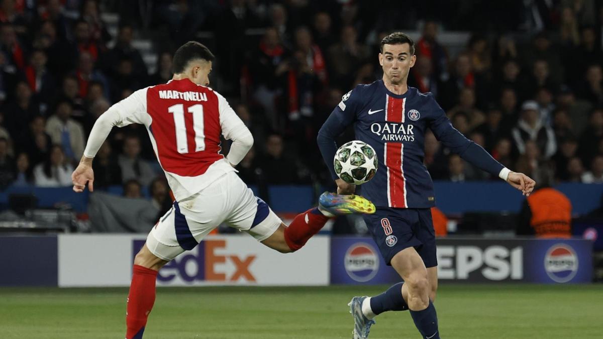 Ruiz marca un golazo para dejar al borde del nocaut al Arsenal, PSG acaricia la final (video)