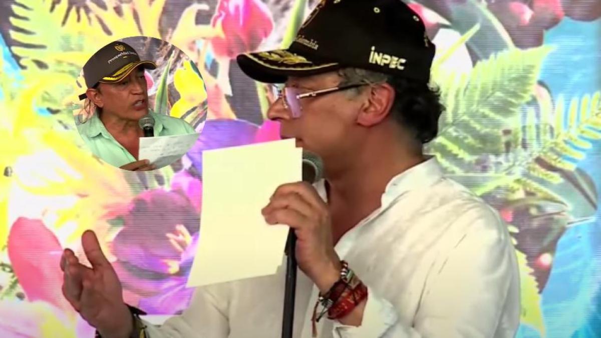 Presidente Petro reprende públicamente a Gustavo Bolívar por intervenir en evento: 'El que renunció, renunció'