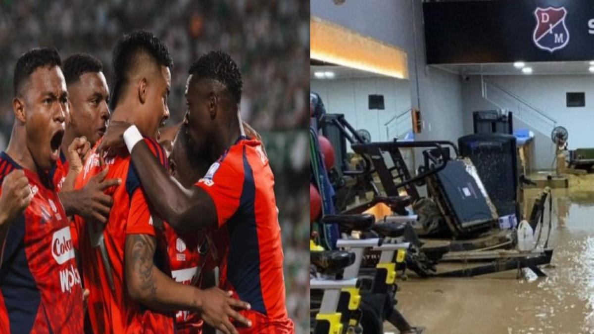 Video | Impresionante, lodo por todas partes: así quedó la sede del Medellín tras los fuertes aguaceros