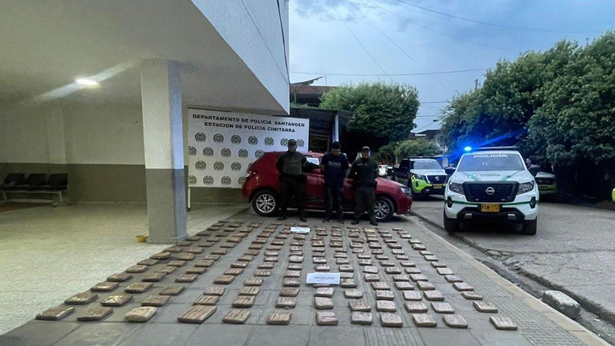 Cayó gran elemento de marihuana en vías del Magdalena medio: así fue la persecución en contra del conductor