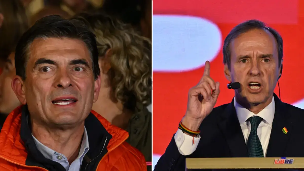 Elecciones Bolivia: Rodrigo Paz y Jorge Quiroga, los candidatos que se disputarán la presidencia en segunda vuelta sin participación de la izquierda