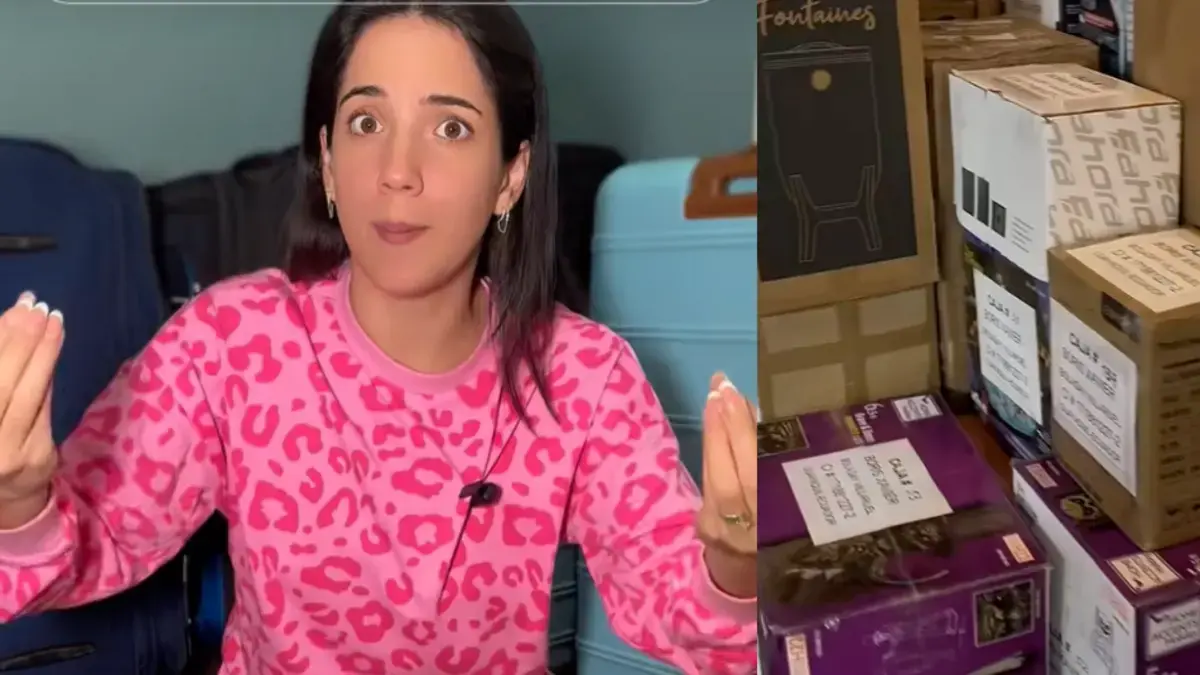 Latina regresó a su país tras renunciar al sueño americano: vivió un año en Estados Unidos y decidió llevarse todas sus pertenencias en contenedores