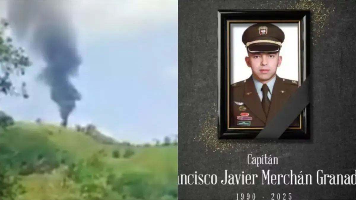Familia del capitán de la Policía que fue asesinado tras derribo de un helicóptero en Antioquia asegura que murió esperando rescate: 'No aguantó'