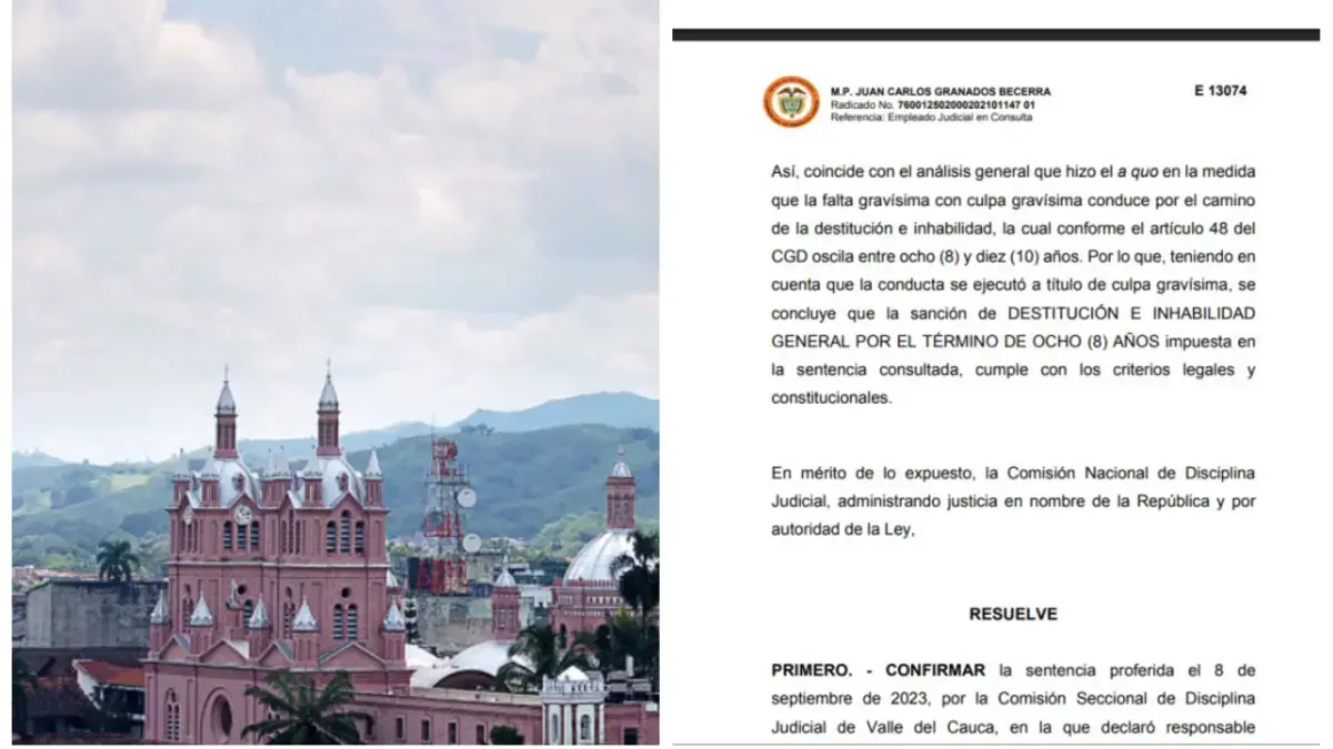 La historia del pastor de una iglesia cristiana y funcionario de un juzgado en el Valle que recibió severa sanción a nivel nacional