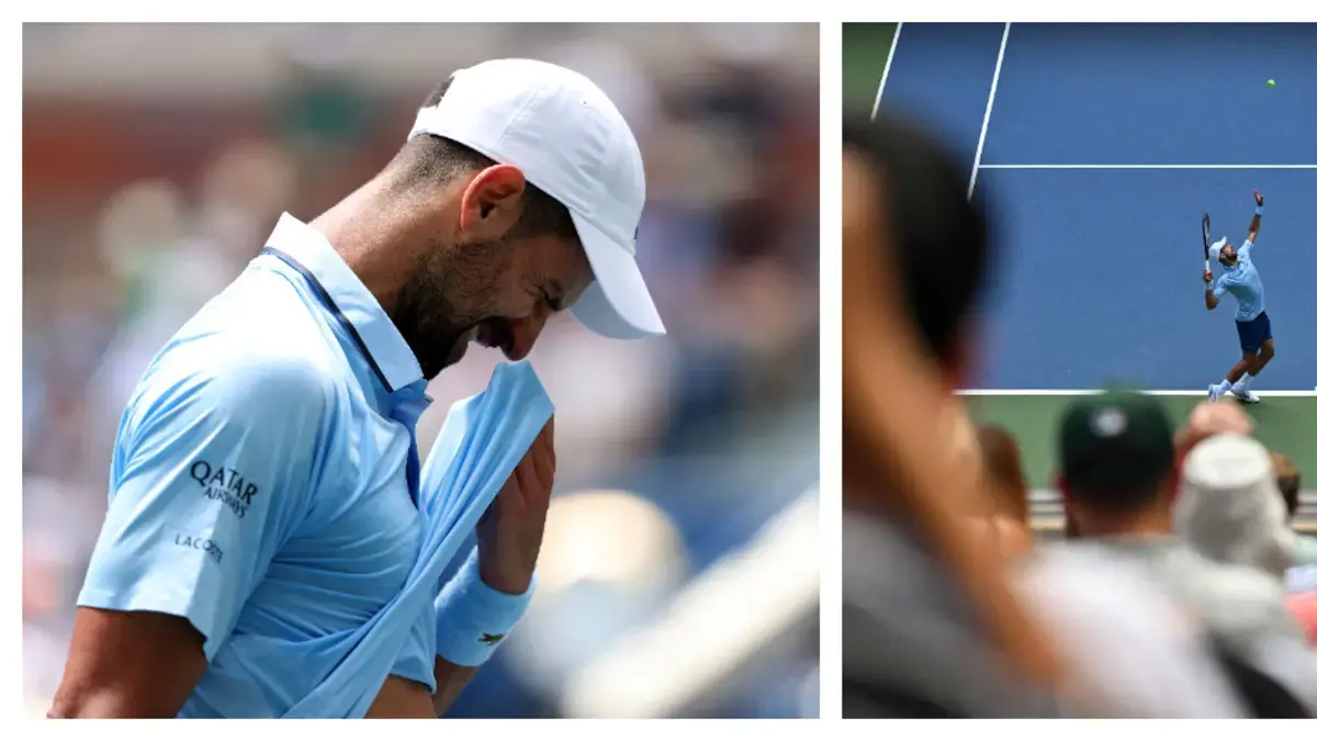 Novak Djokovic, otro que explota por la marihuana en el US Open: 'El olor se siente en todas partes'