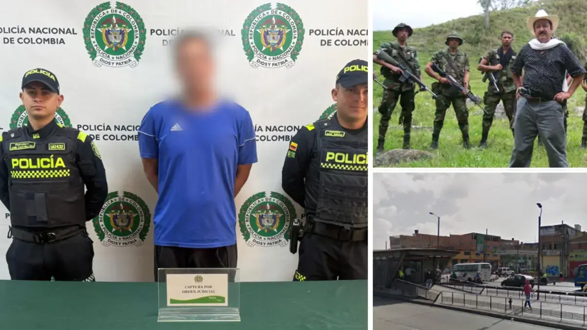 Los datos desconocidos del peligroso ex 'para' que fue capturado en una estación de TransMilenio en Bogotá