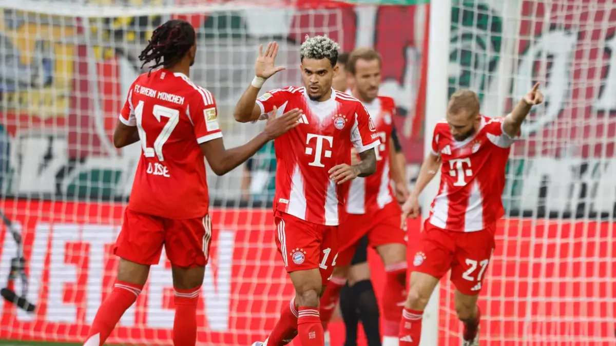 Luis Díaz, espectacular: volvió al gol y llevó al Bayern Múnich a un angustioso triunfo en su visita al Augsburgo en la Bundesliga