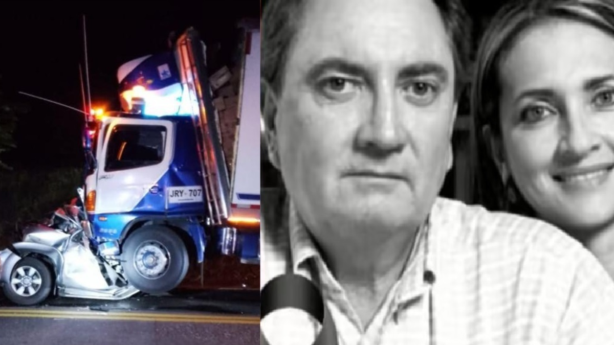 Aparece video del accidente donde murió pareja de esposos, socios del restaurante 'El Rancherito': fueron tres carros involucrados, nuevos detalles