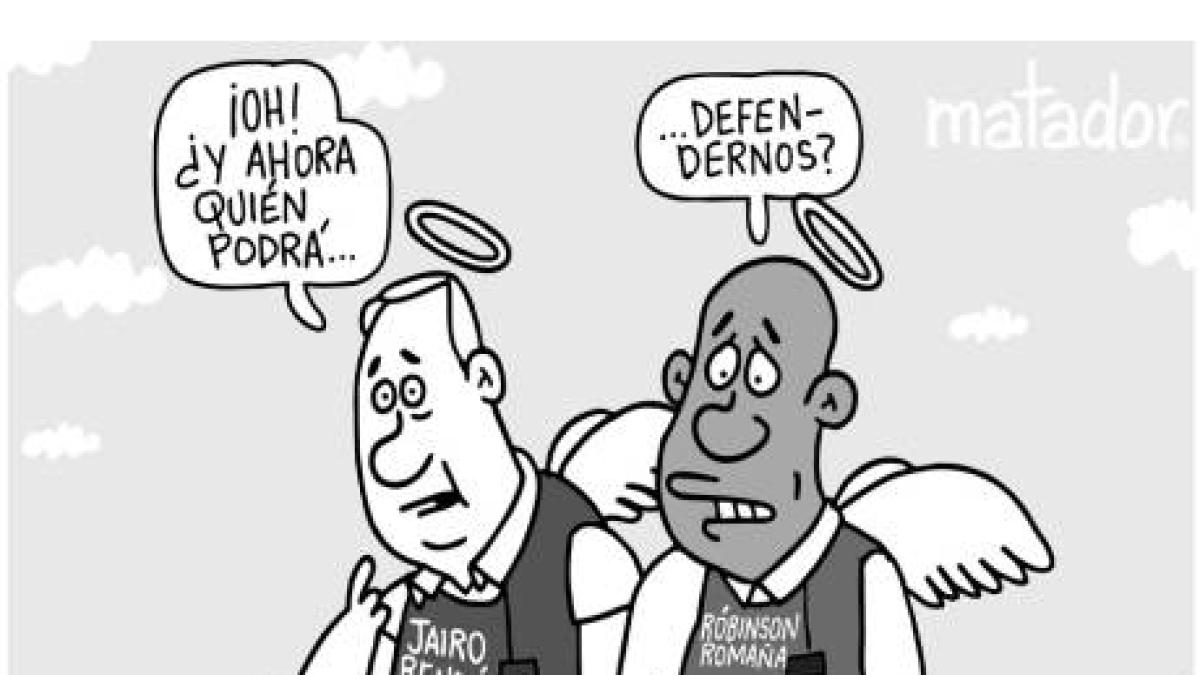 Escoltas para los escoltas - Caricatura de Matador