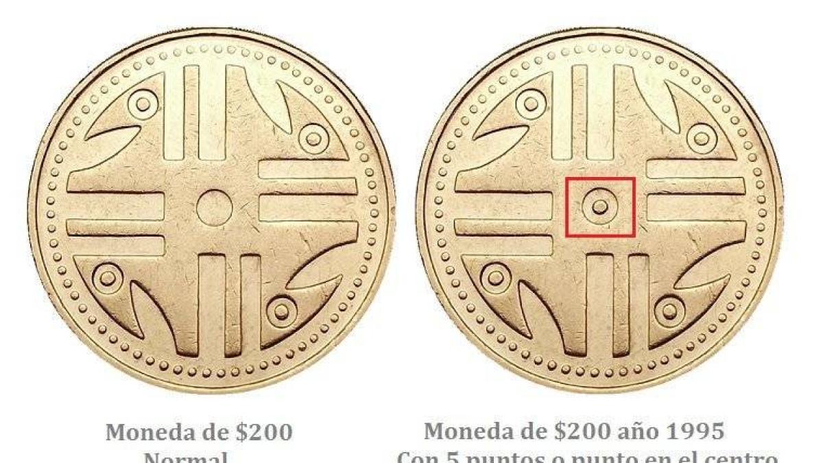 Ojo: moneda de $200 podría hacerle ganar un buen dinero, coleccionistas pagan bien por ella