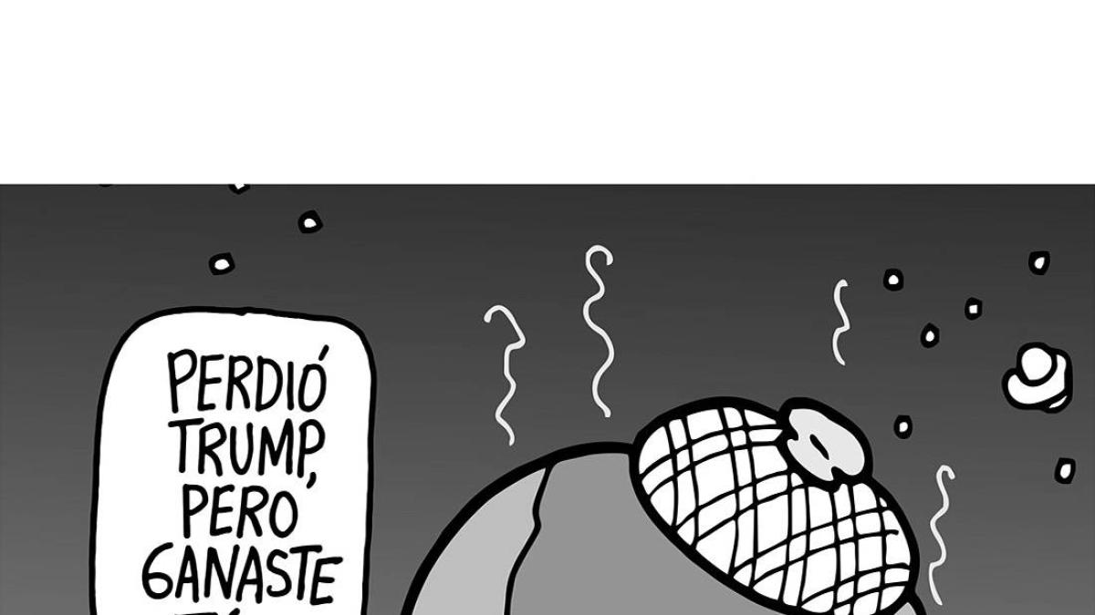Perder es ganar un poco - Caricatura de Matador