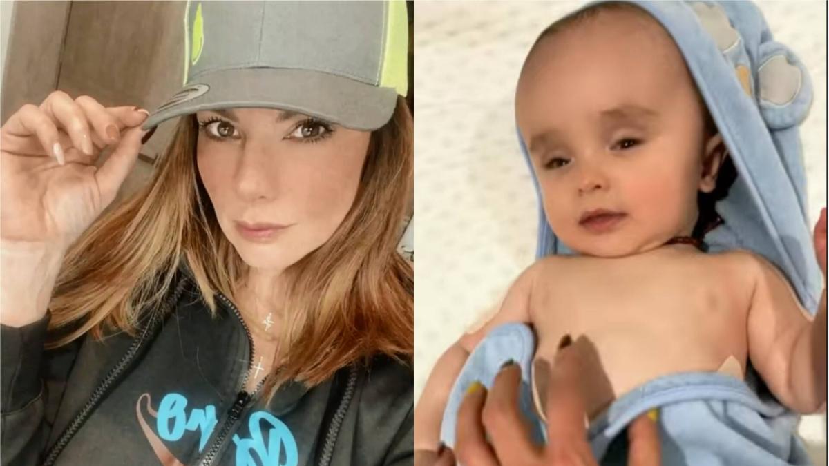 Carolina Cruz lloro por la enfermedad de su hijo Salvador en Día a Día