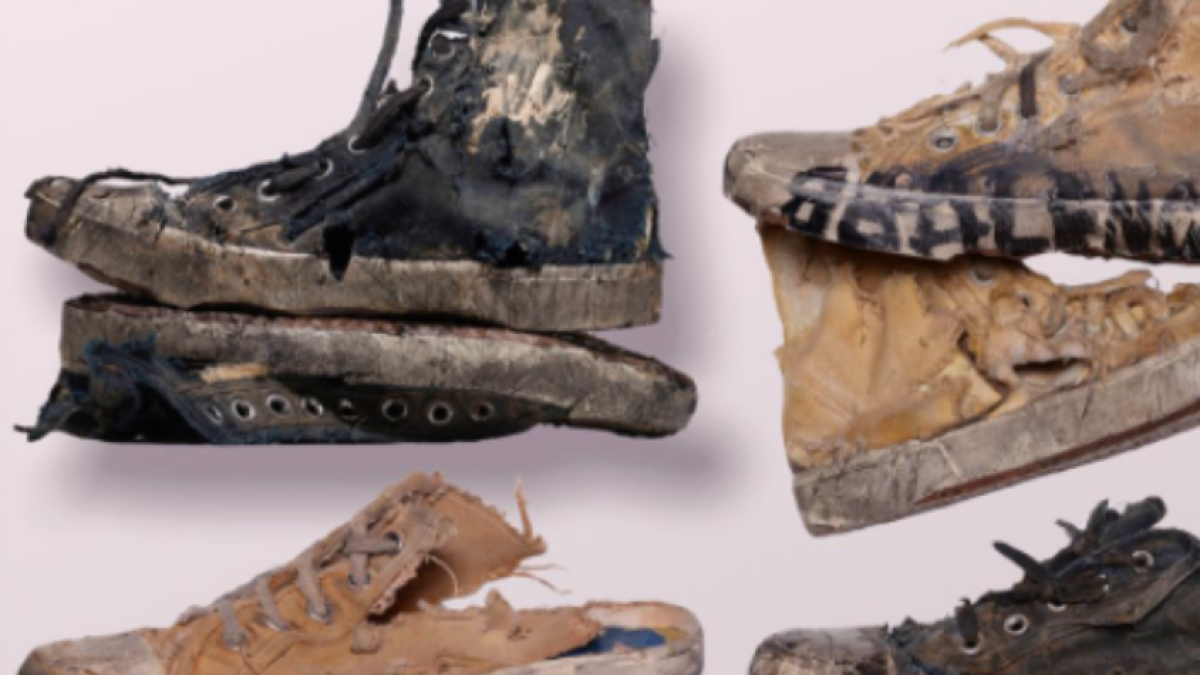 converse balenciaga rotos