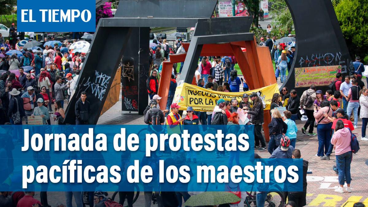 Manifestaciones: docentes protestan en la secretaría de educación