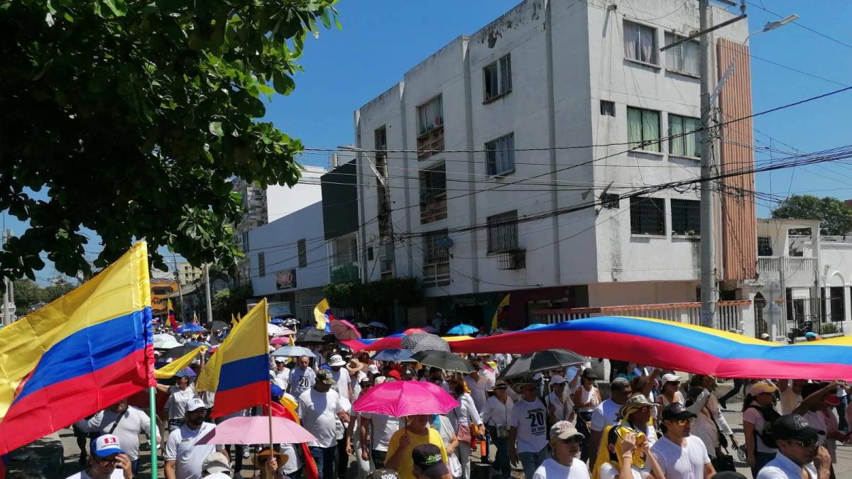 Prepare desvíos: así será el recorrido de la marcha convocada en Barranquilla este 19 de septiembre