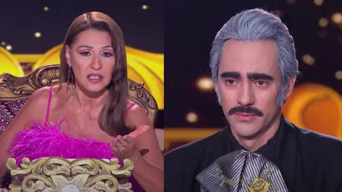 Así fue cómo Amparo Grisales se molestó con Vicente Fernández en 'Yo me  llamo'