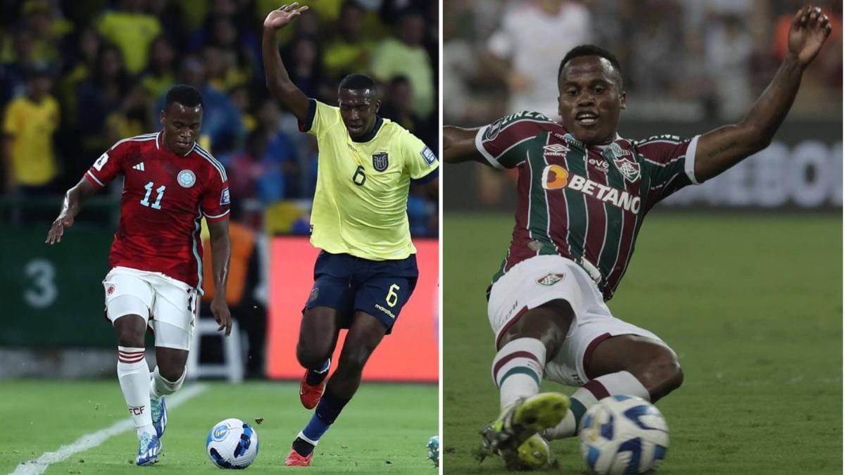 Al colombiano Jhon Arias le dan 'hasta con el balde' tras la eliminación de Fluminense de la Copa Libertadores