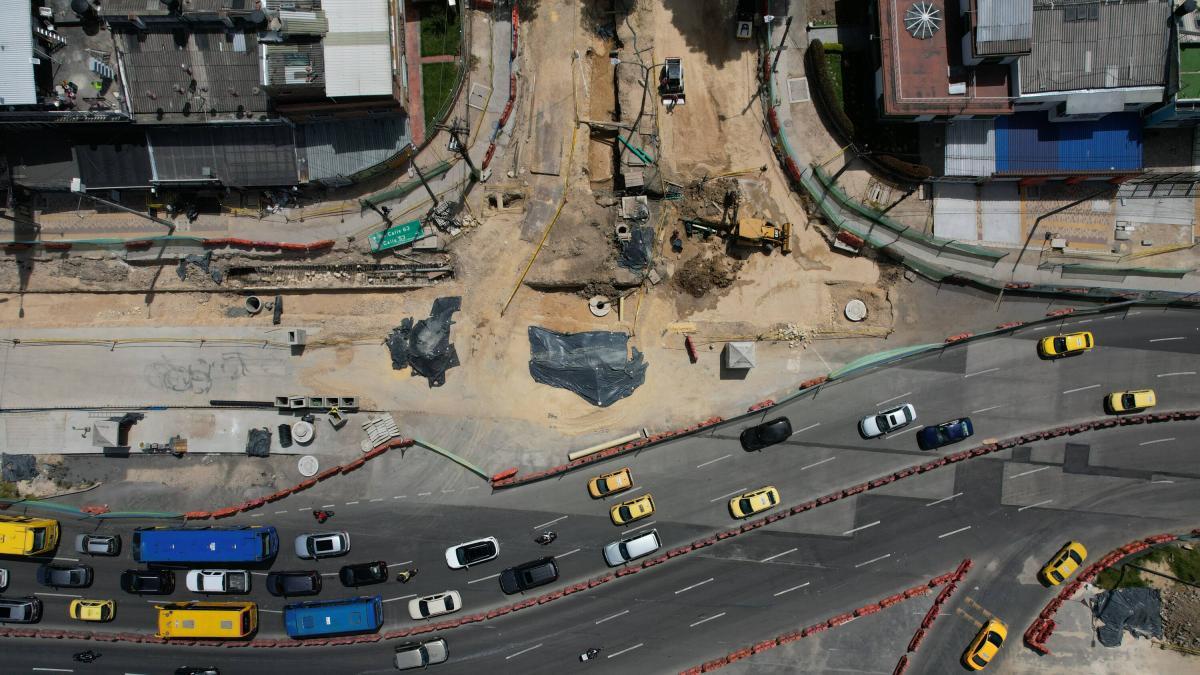 Sancionan al contratista del grupo 6 de la avenida 68 en Bogotá, tras retrasos en la obra