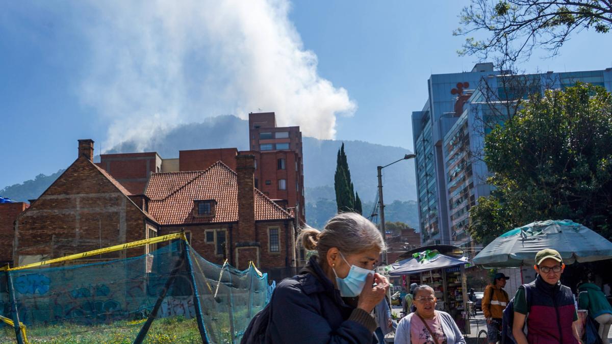 Por mala calidad del aire en Bogotá tras incendio, se declara emergencia ambiental