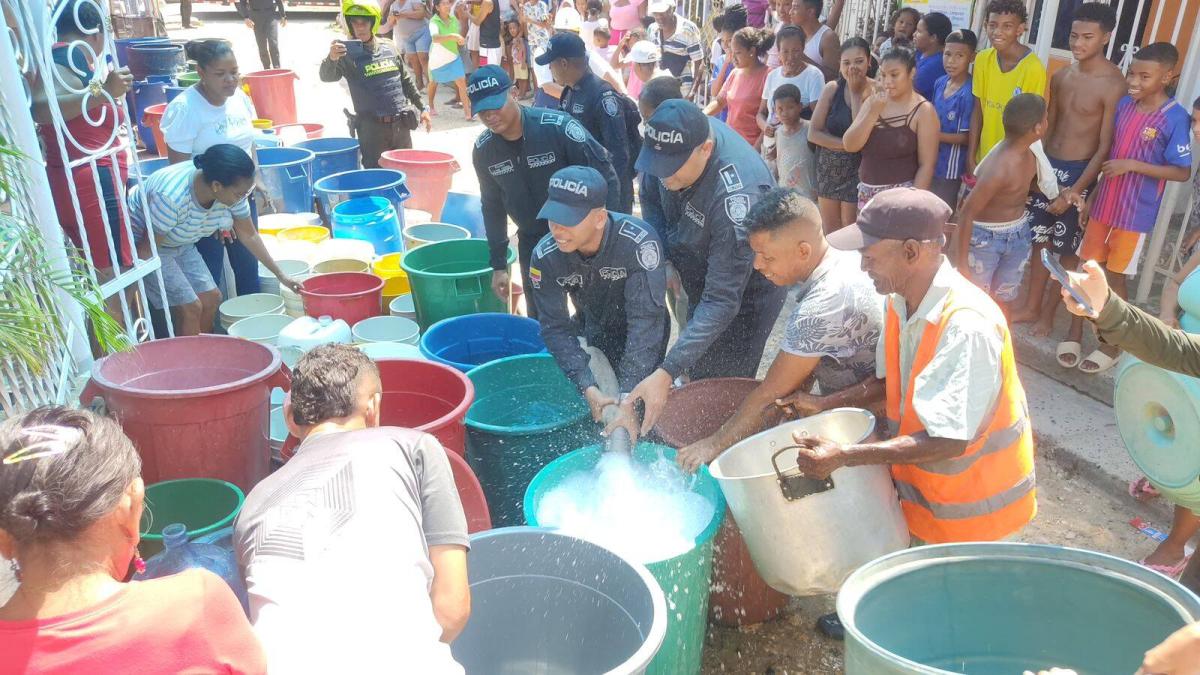 Varios barrios de Cartagena tienen hoy suspensión temporal del servicio de agua por obras prioritarias en el sistema de acueducto