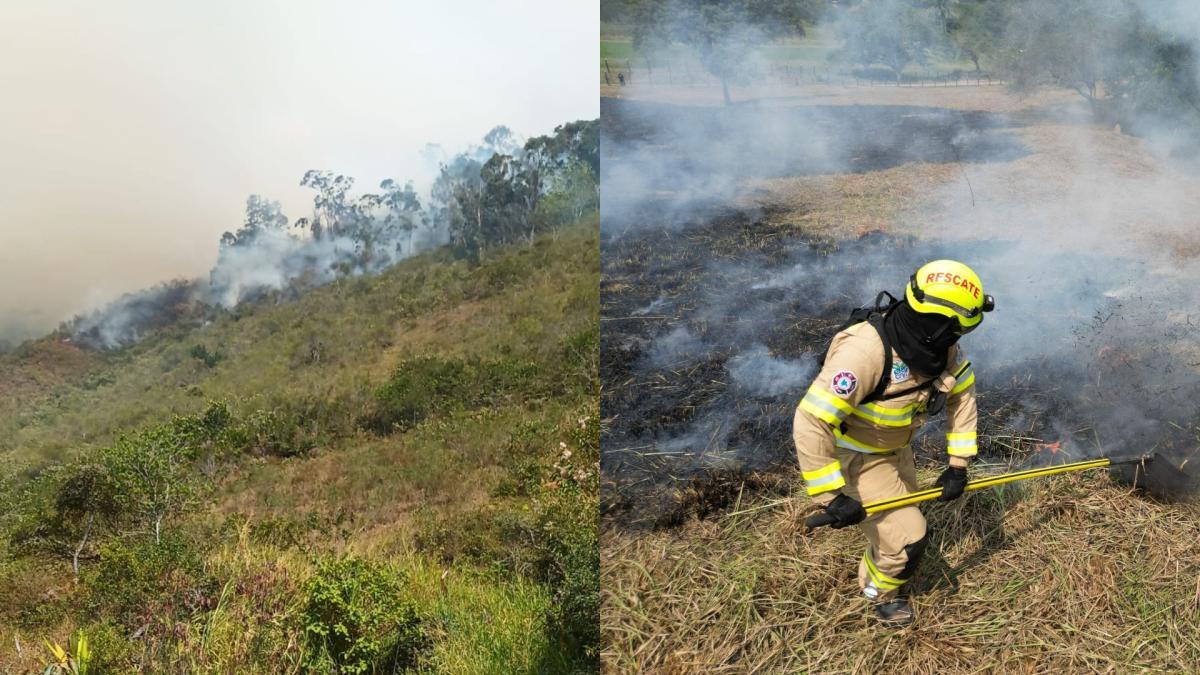 Nuevo incendio en Cundinamarca: reportan emergencia en el municipio de Cáqueza